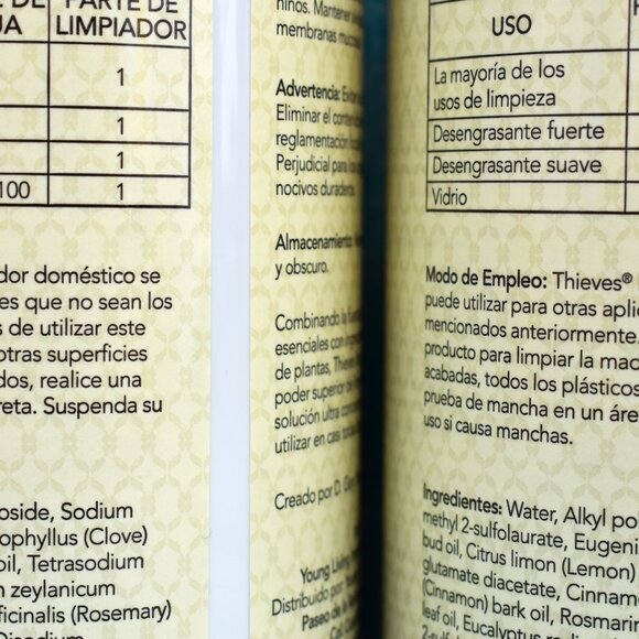 LOT OF 2 Thieves Household Cleaner Essential Oil Young Living READ DESCRIPTION - Picture 5 of 6